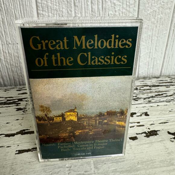 Great Melodies of the Classics Cassette Tape Vintage Mouret Bach Handel Vivaldi - Picture 5 of 6